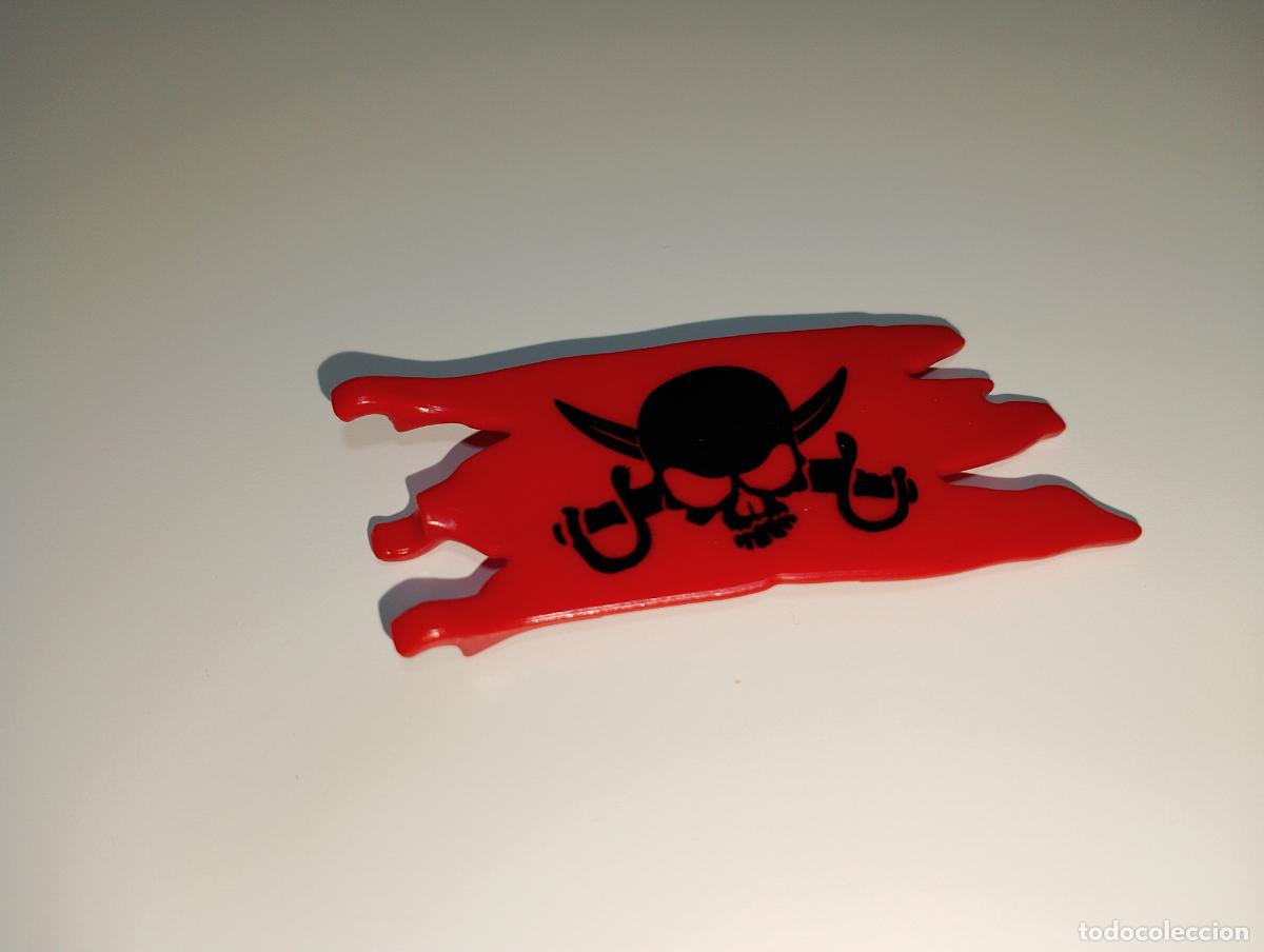 Playmobil: Bandera de barco pirata de Playmobil. Totalmente nuevo.