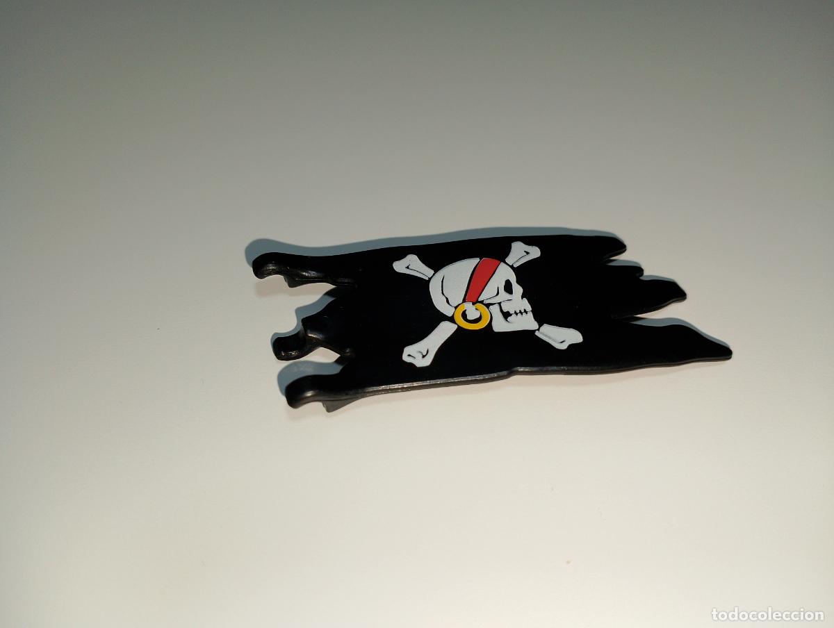 Playmobil: Bandera de barco pirata de Playmobil. Totalmente nuevo.