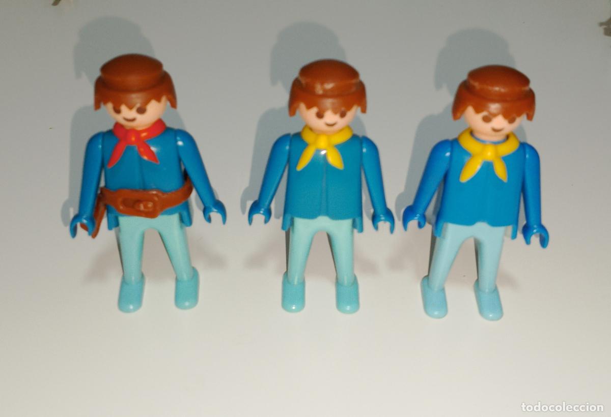 Playmobil: Lote de tres soldados nordistas antiguos de Playmobil. Totalmente nuevo.