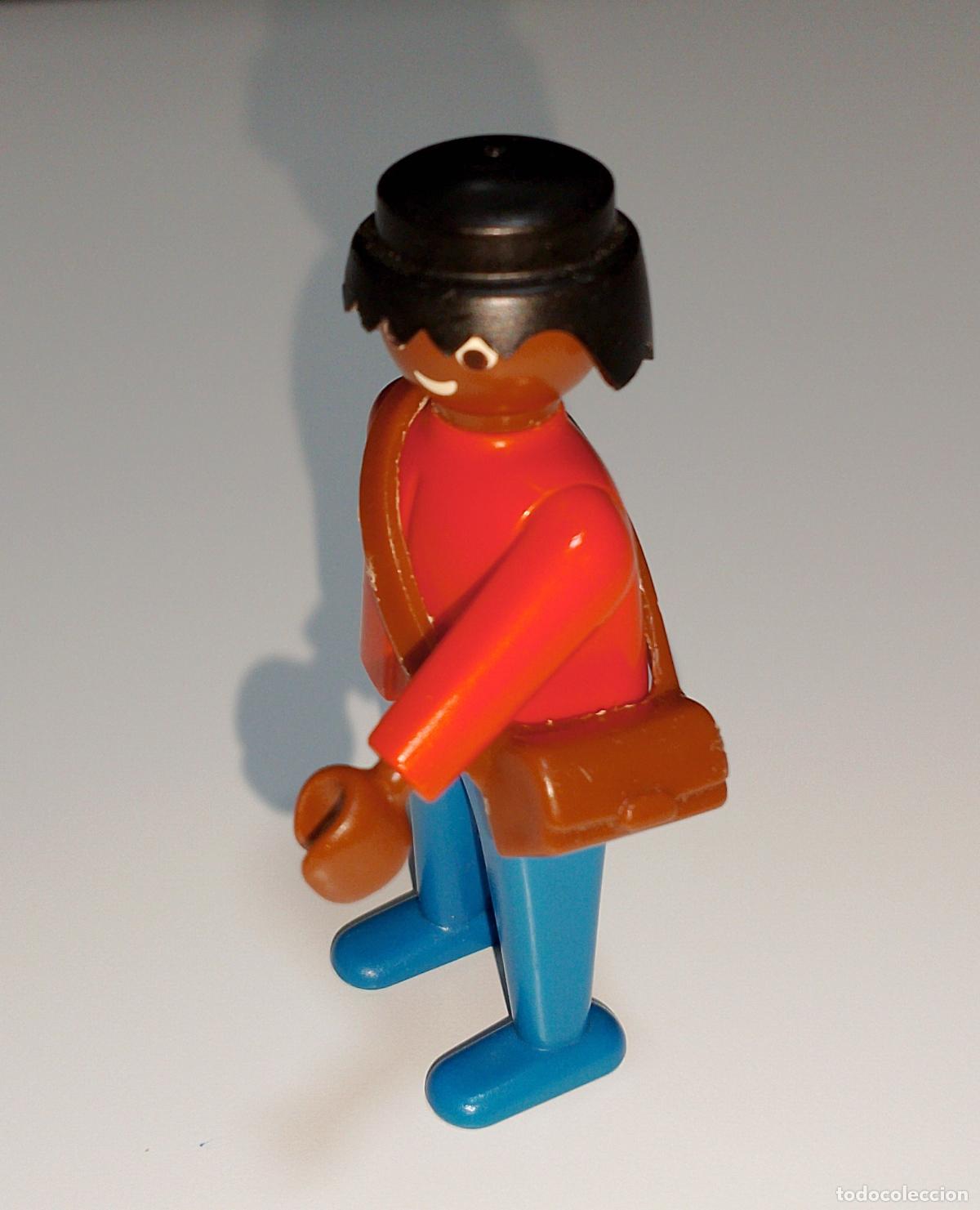 Playmobil: Bolso de cuero antiguo de Playmobil. Totalmente nuevo.