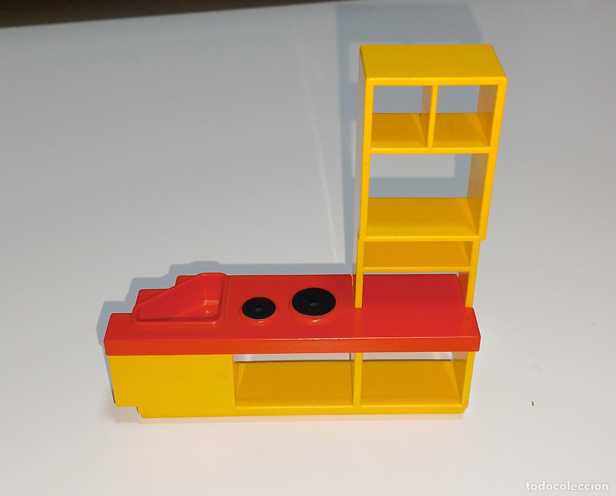 Playmobil: Mueble de cocina de antigua casa de vacaciones de Playmobil. Totalmente nuevo. Ref. 3771.