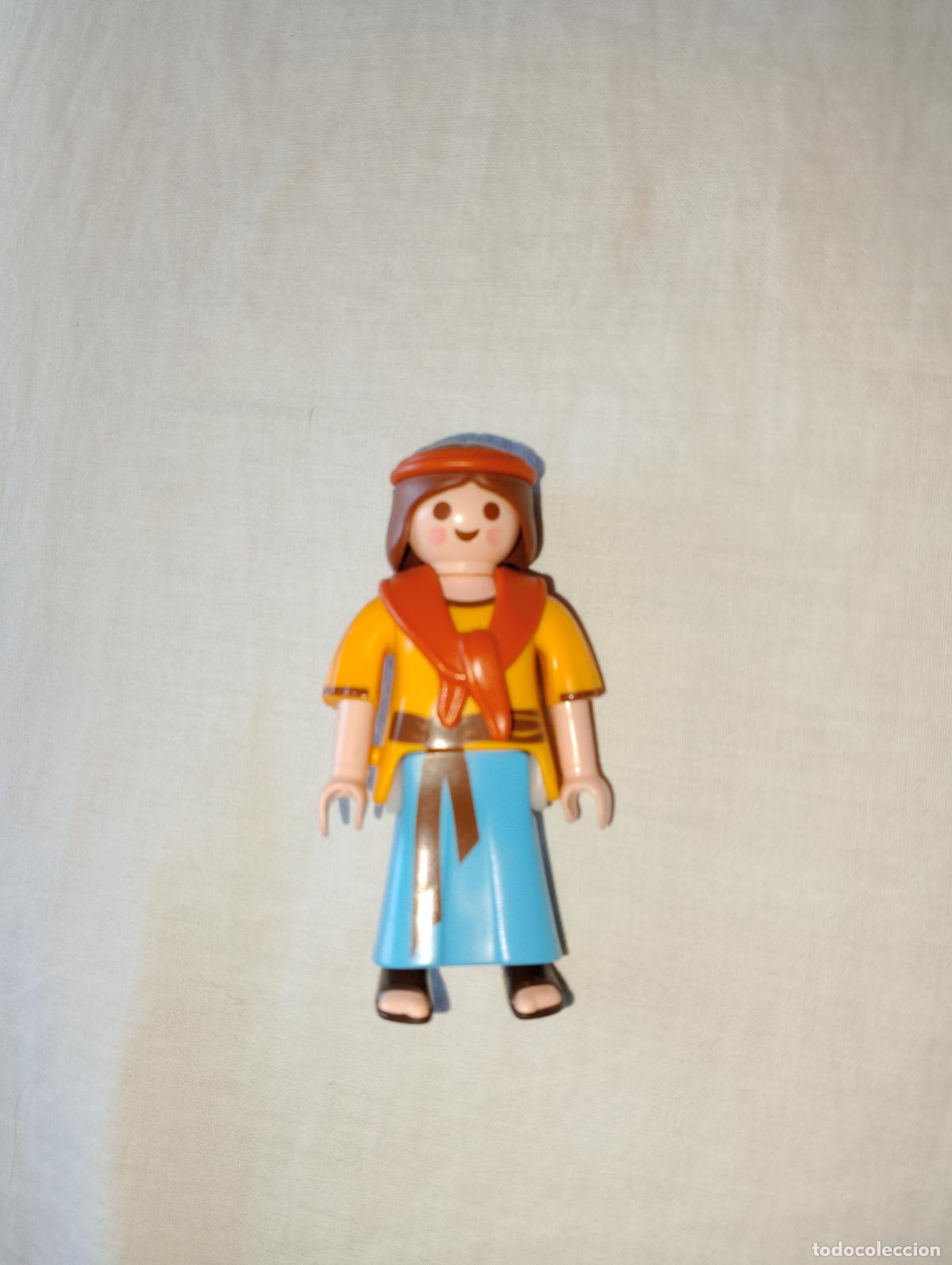Playmobil: Figura aldeana medieval con falda y turbante de Playmobil. Totalmente nuevo.