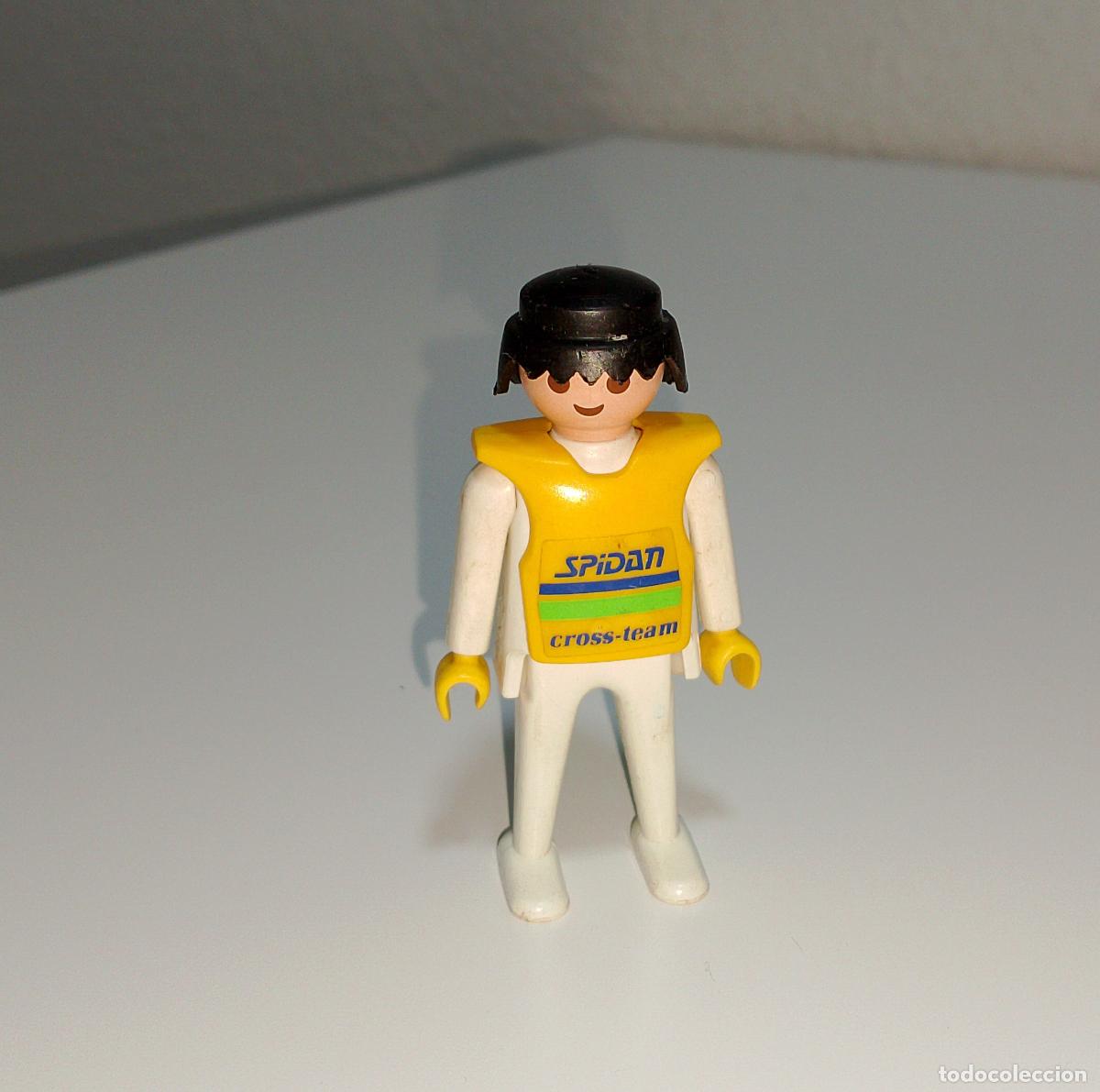 Playmobil: Figura piloto de motocross antiguo de Playmobil. Ref. 3301. Totalmente nuevo.