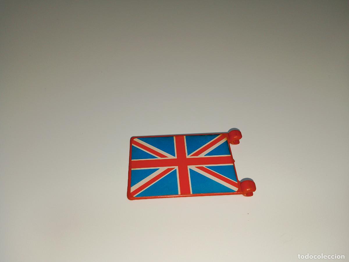 Playmobil: Bandera de soldados ingleses de Playmobil. Totalmente nuevo.