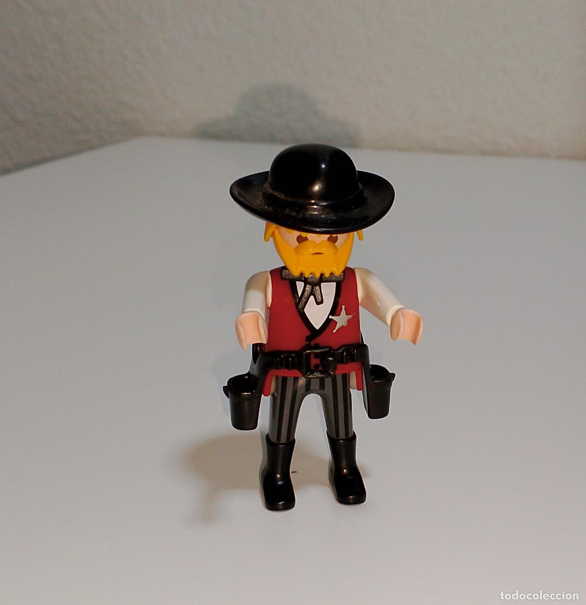 Playmobil: Sheriff del oeste con cartuchera de Playmobil. Totalmente nuevo.