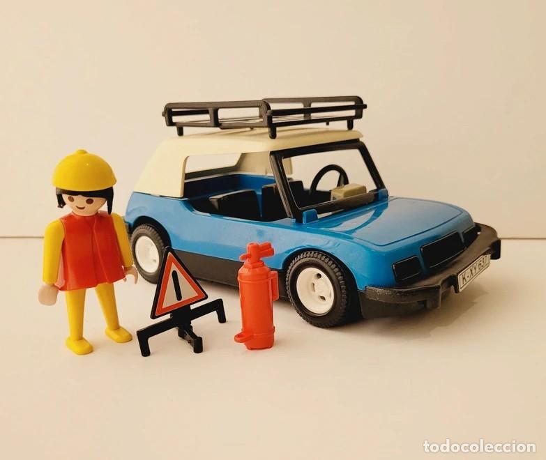 Playmobil: Coche vintage de Playmobil en color azul, ref. 3210