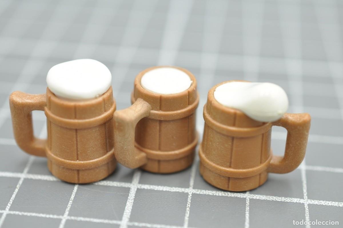 Playmobil: wsk067 Playmobil, 3 jarras cerveza