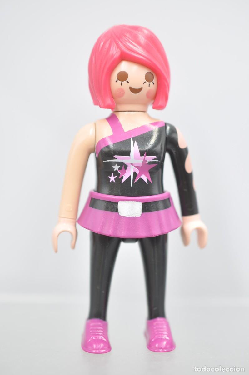 Playmobil: wsk067 Playmobil, figura mujer, cantante