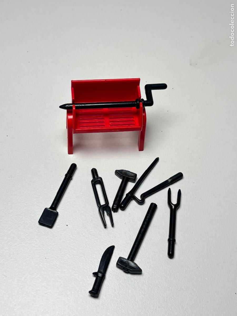 Playmobil: playmobil parilla con herramienta