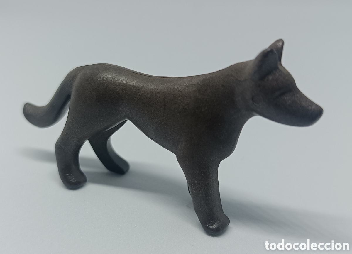 Playmobil: Playmobil Perro Marr&oacute;n Oscuro Antiguo Cl&aacute;sico