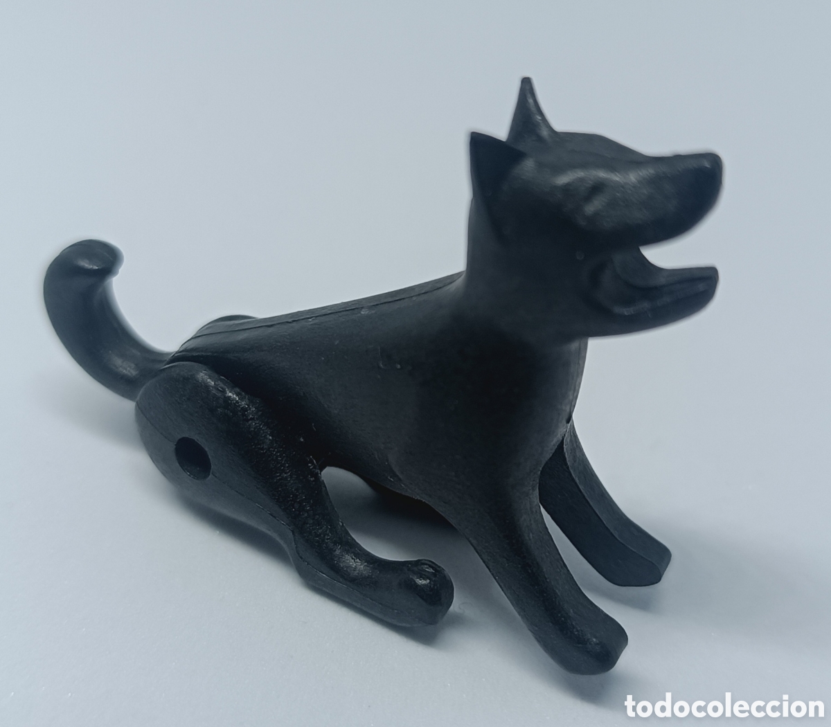Playmobil: Playmobil Perro Negro Antiguo Cl&aacute;sico