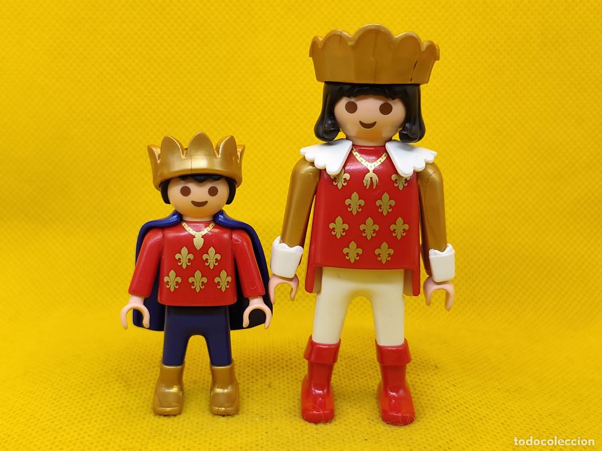 Playmobil: Playmobil Rey y pr&iacute;ncipe medieval, realeza, conde, duque
