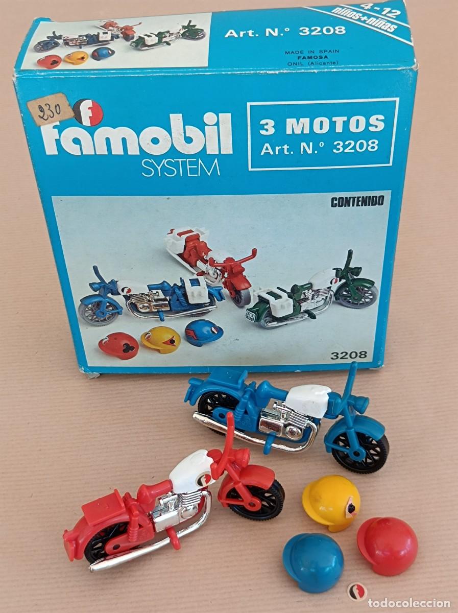 Playmobil: CAJA FAMOBIL REF. 3208 MOTOS
