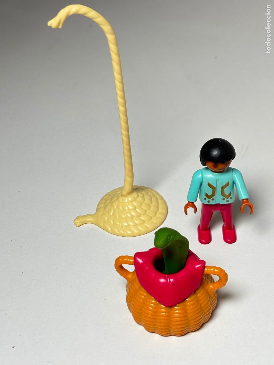 Playmobil: playmobil 3398 lote fakir figura ni&ntilde;o serpiente cuerda