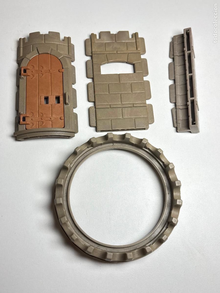 Playmobil: Playmobil pared pilar y corona torre medieval