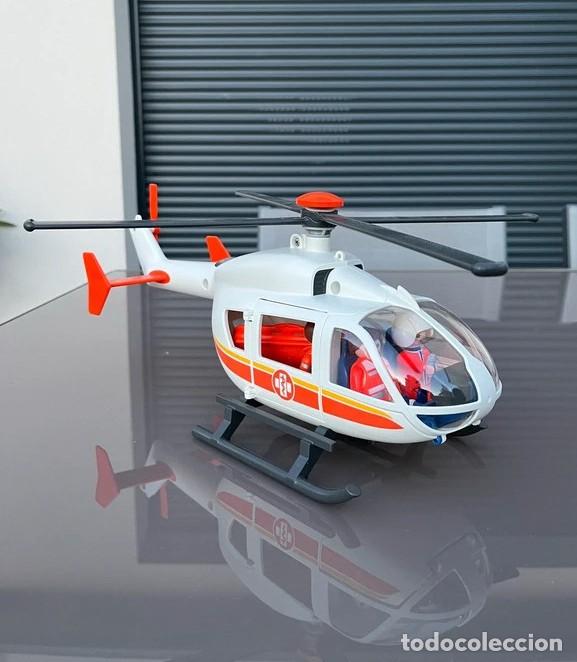Playmobil: Helic&oacute;ptero M&eacute;dico de Emergencia, ref. 6686