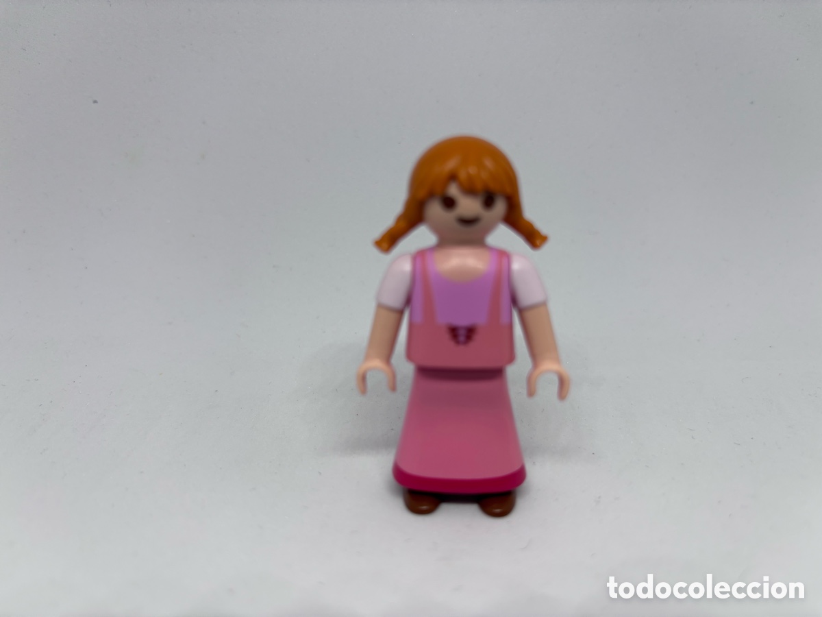 Playmobil: Playmobil ni&ntilde;a aldeana bel&eacute;n pelirroja