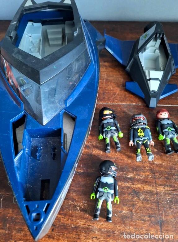 Playmobil: Lote Playmobil: lancha Robo Gang Battle Yacht y nave de Top Agents ref. 4882