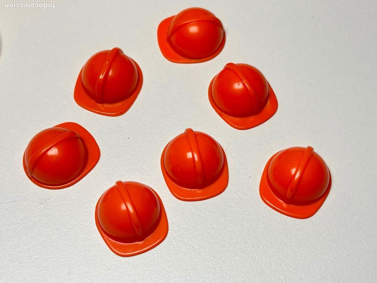 Playmobil: Playmobil lote casco rojo bombero