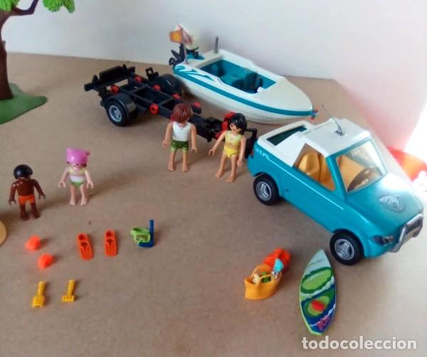 Playmobil: Set de Playmobil Summer Fun Pick Up con Lancha, ref. 6864