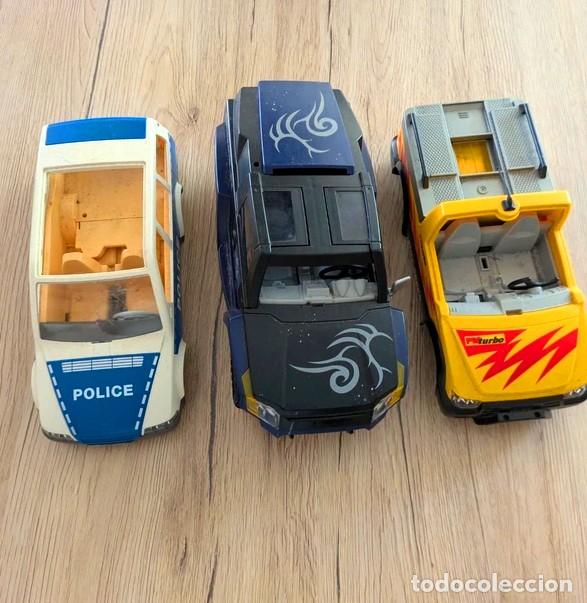 Playmobil: Lote de veh&iacute;culos de Playmobil incompletos