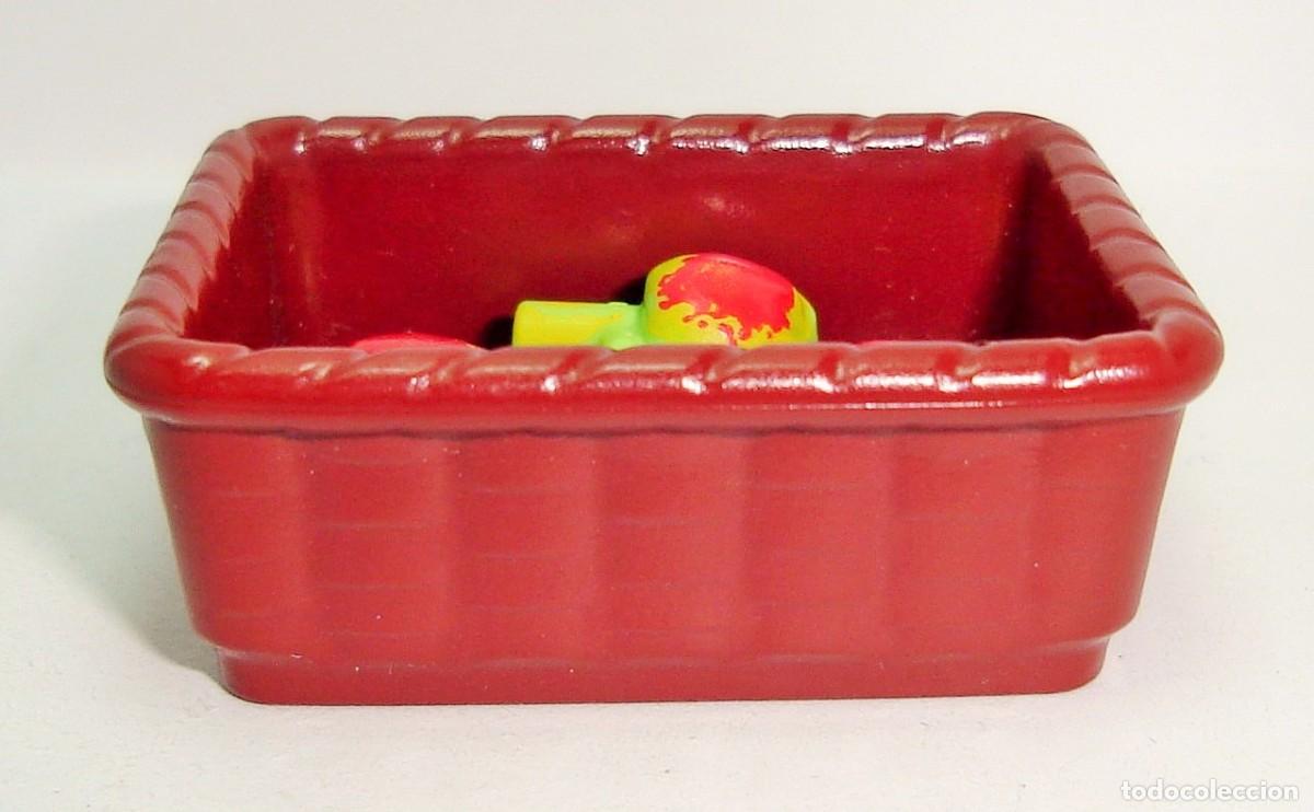 Playmobil: ACCESORIO PLAYMOBIL CESTA CON MANZANAS LOTE 499