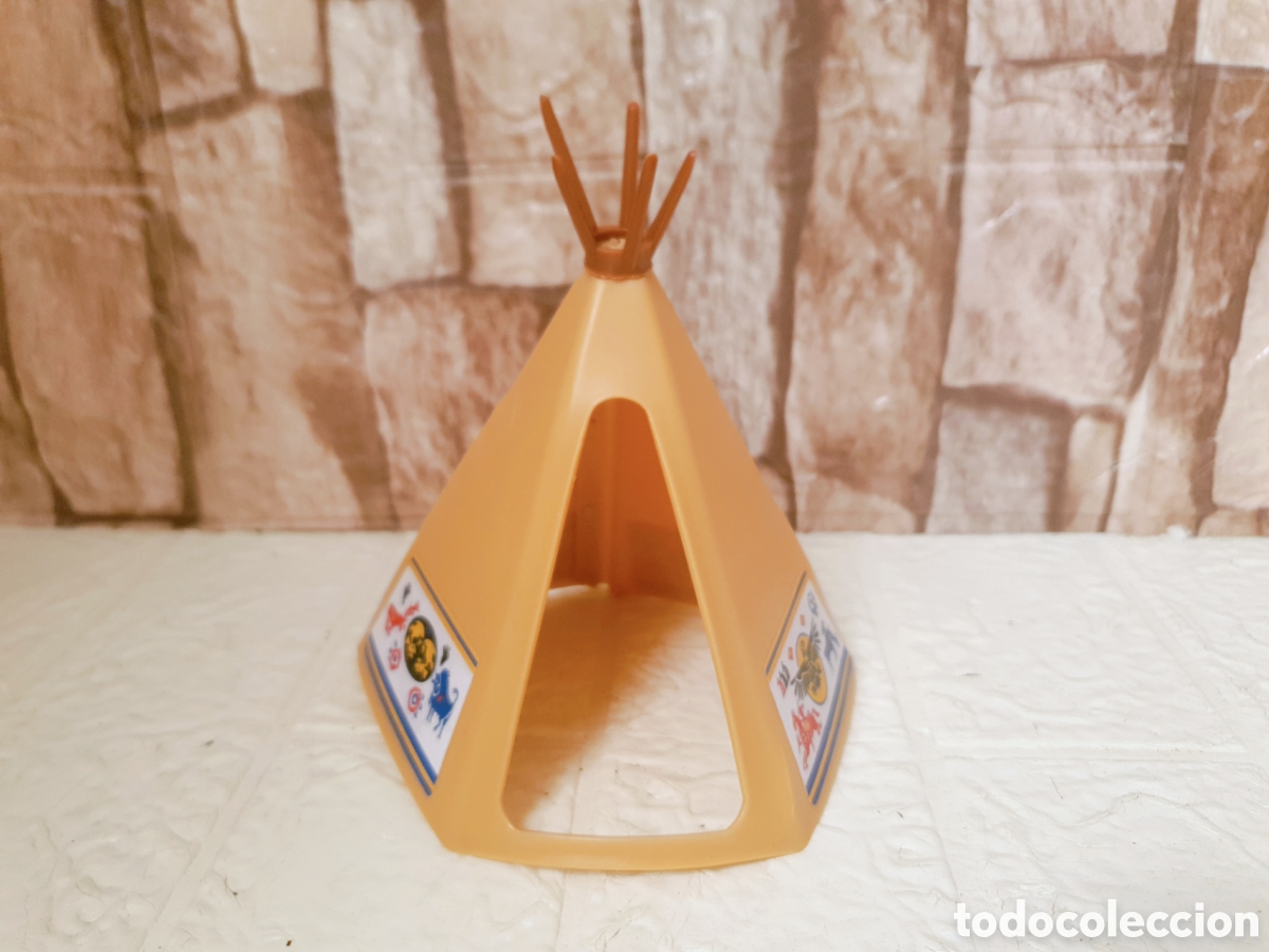 Playmobil: FAMOBIL DIFICIL TIPI COMPLETO 3252 3406 3621 CAMPAMENTO POBLADO INDIO TEEPEE TIENDA PLAYMOBIL