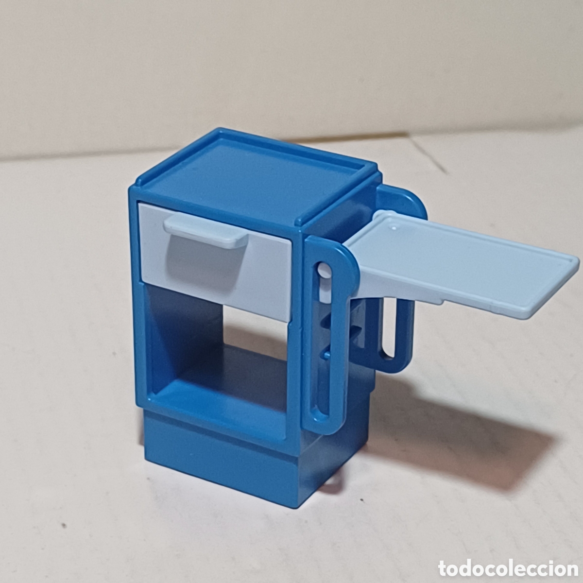 Playmobil: Pieza playmobil mueble mesa auxiliar azul cama hospital clinica
