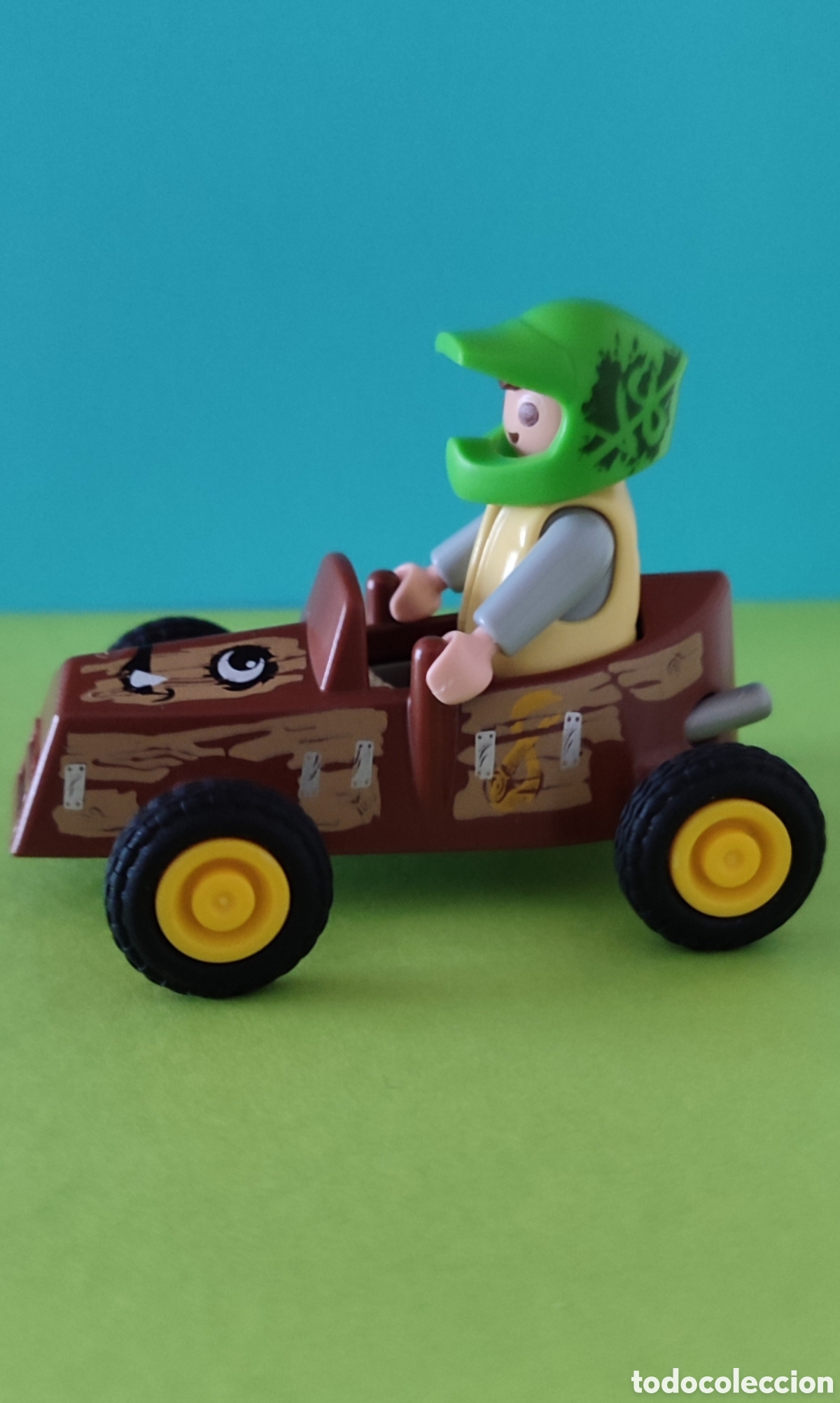 Playmobil: Ni&ntilde;o con kart Playmobil.