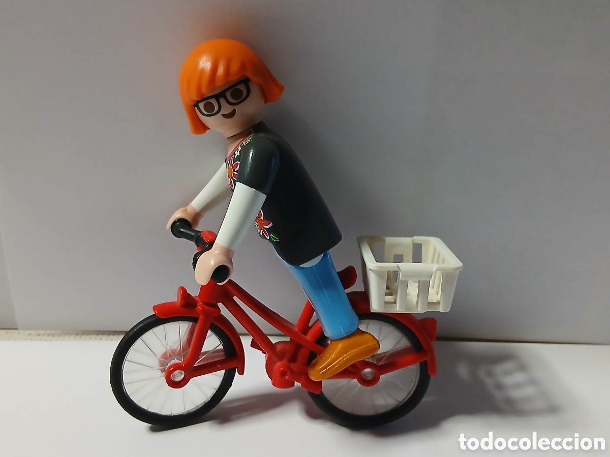 Playmobil: Figura Playmobil Ciclista Mujer