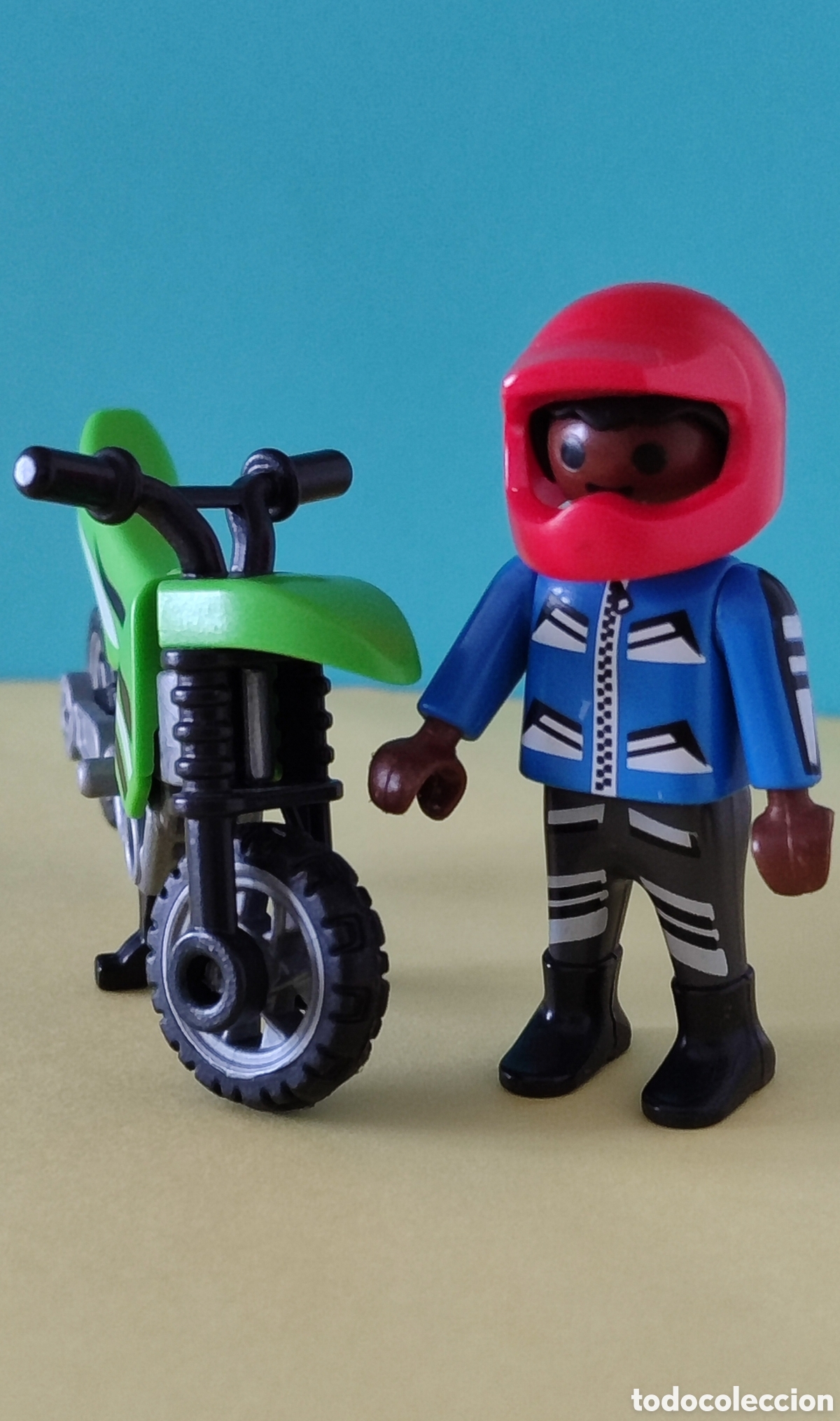 Playmobil: Ni&ntilde;o con moto. Playmobil