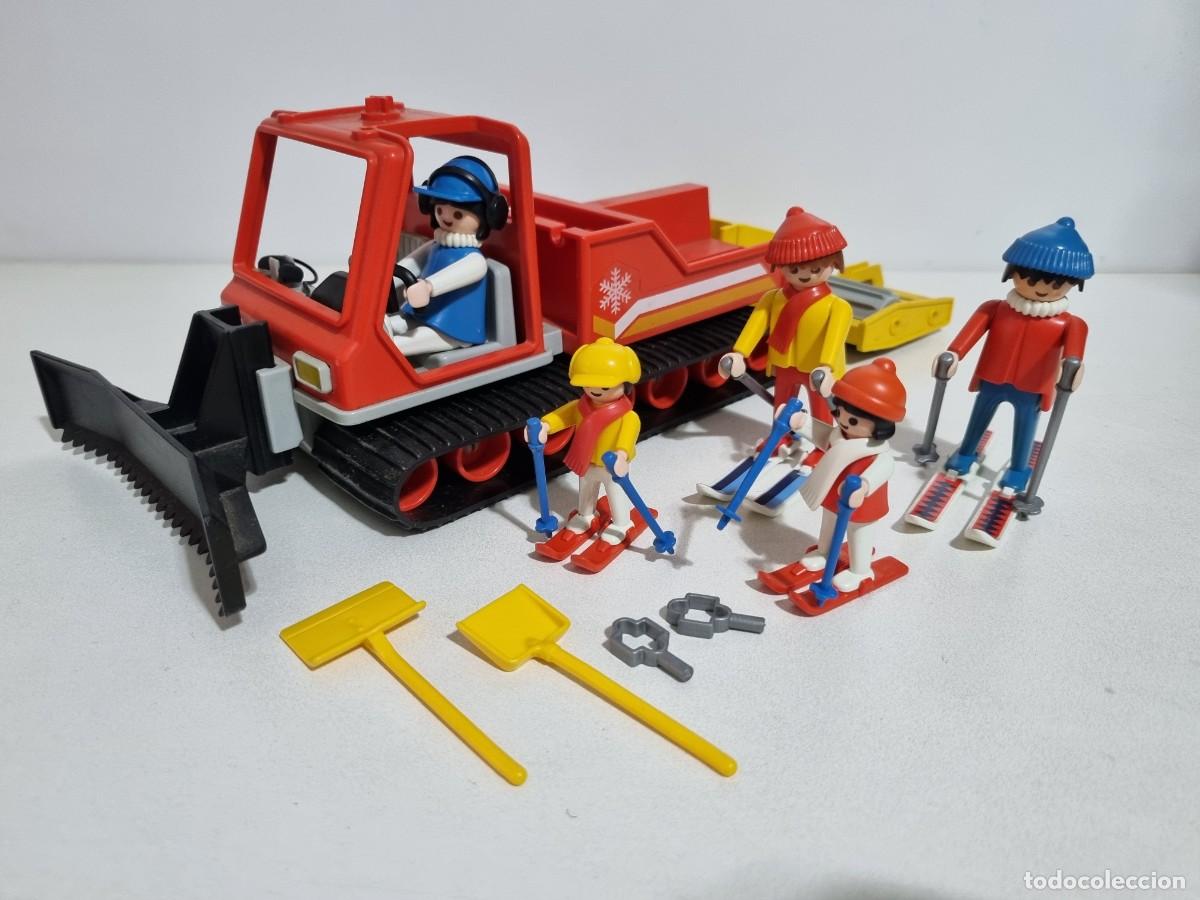 Playmobil: Playmobil 3469 Antiguo Vehiculo Oruga Pala Quitanieves Maquina Carretera Nieve