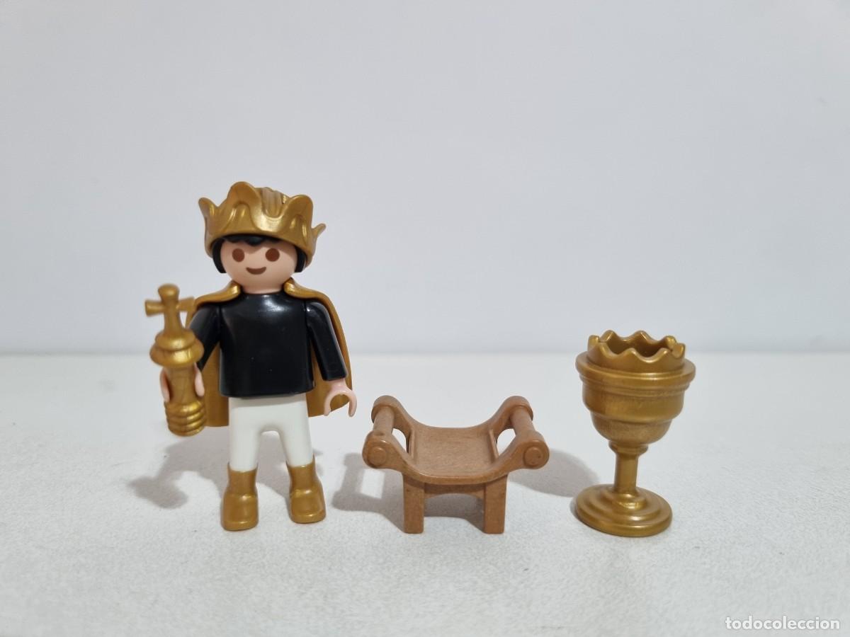 Playmobil: Playmobil 4163 Antiguo Ni&ntilde;o Principe Reino Medieval Castillo Trono Real
