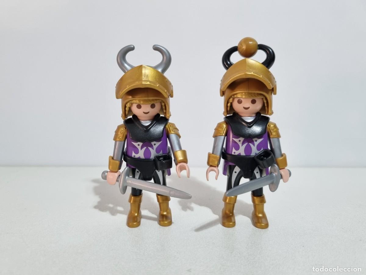 Playmobil: Playmobil 4696 Lote 2x Especial Caballero Dragon Guardian Castillo Medieval