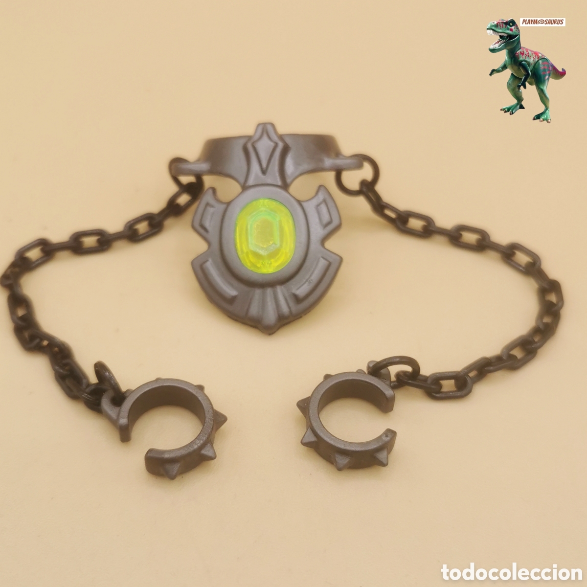 Playmobil: Playmobil collar con cadenas para dragon animal mitologico grilletes 3327 5732 3345 3840 3912 7876