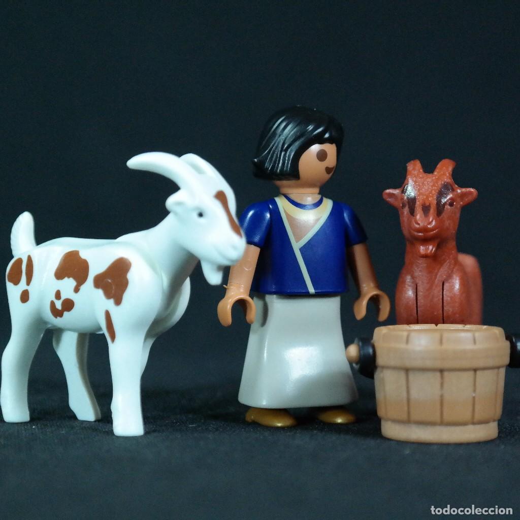 Playmobil: Playmobil ni&ntilde;a egipcia con cabras ☼