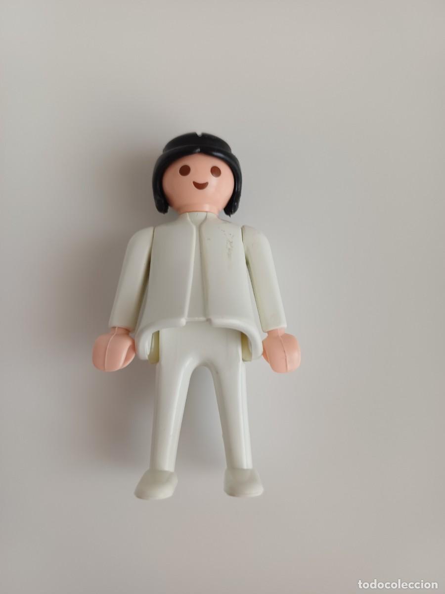 Playmobil: Chico de blanco vintage Playmobil Geobra 1974