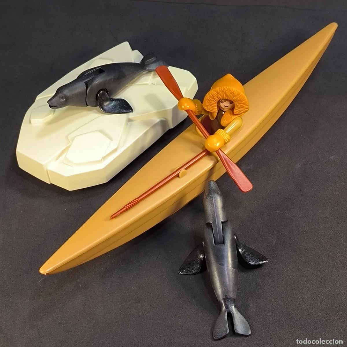 Playmobil: Playmobil kayak esquimal con iceberg y focas ☼
