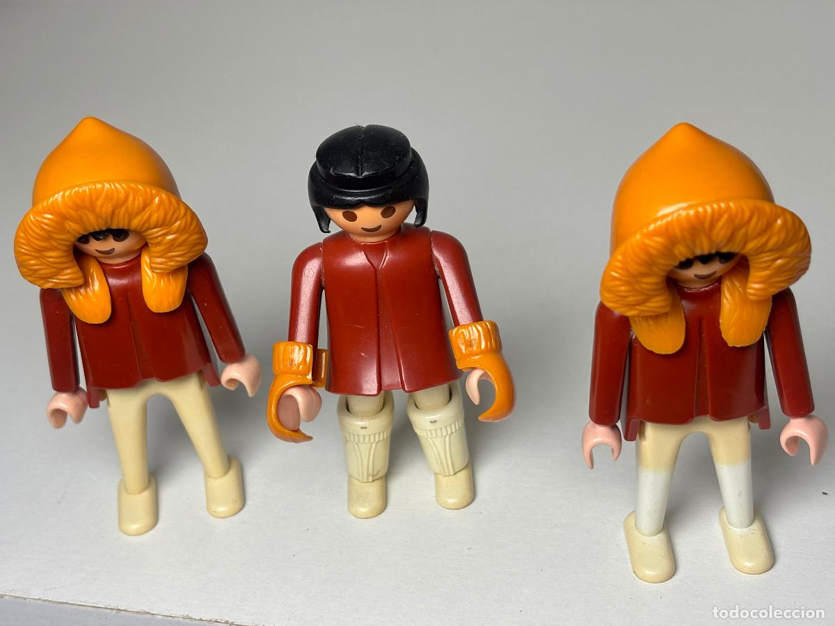 Playmobil: Playmobil lote figura esquimal descolorida