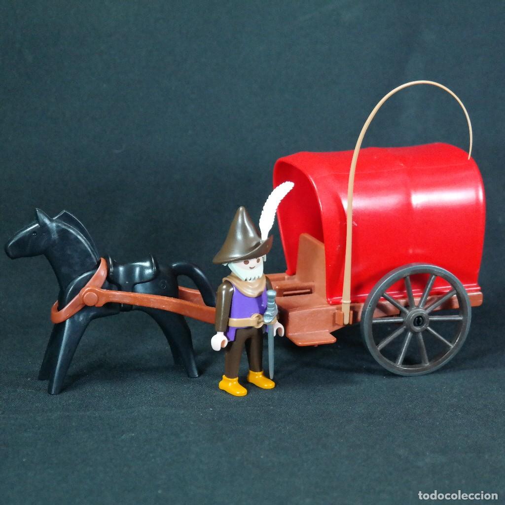 Playmobil: Playmobil carro medieval con figura ☼
