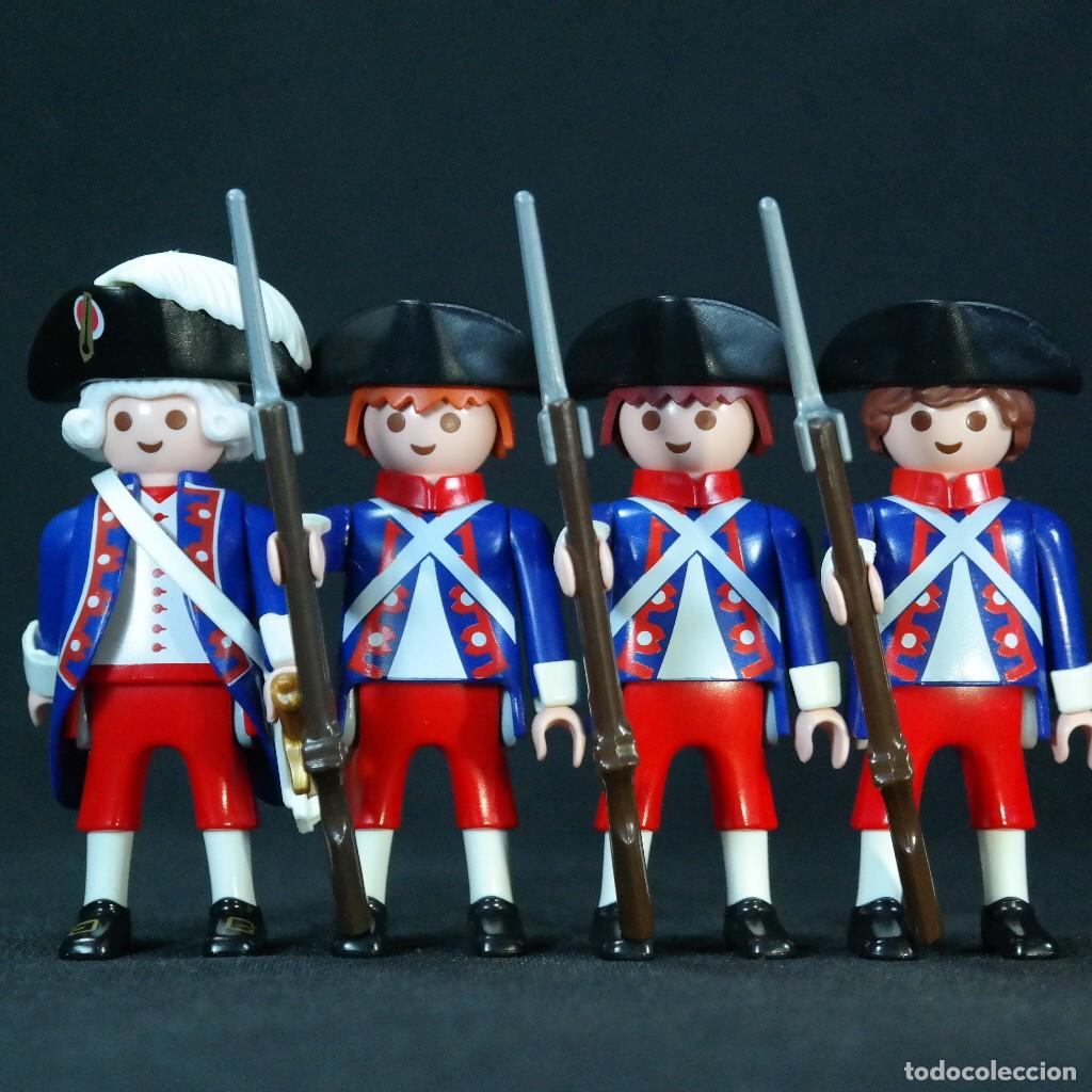 Playmobil: Playmobil 4 soldados franceses ☼