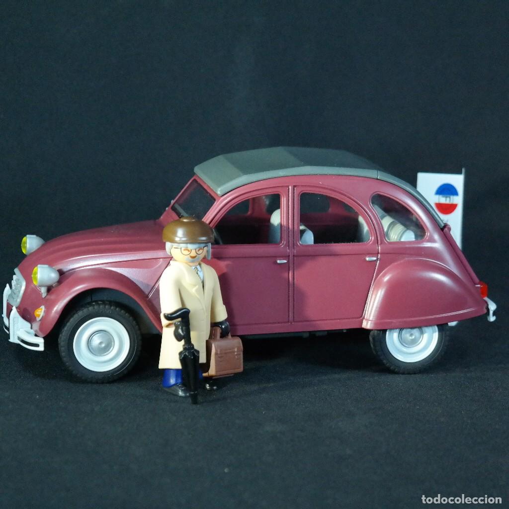 Playmobil: Playmobil Citroen 2CV Especial Francia (el ultimo que tengo) con figura ☼