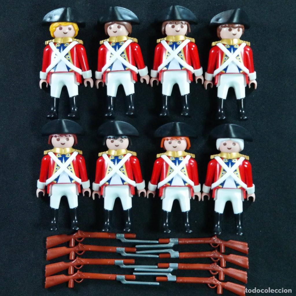 Playmobil: Playmobil 8 soldados ingleses ☼
