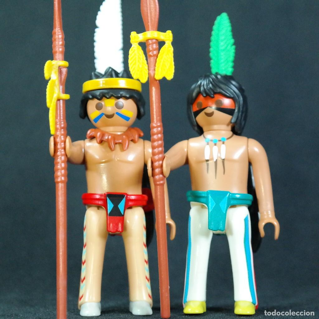 Playmobil: Playmobil dos indios con lanzas ☼