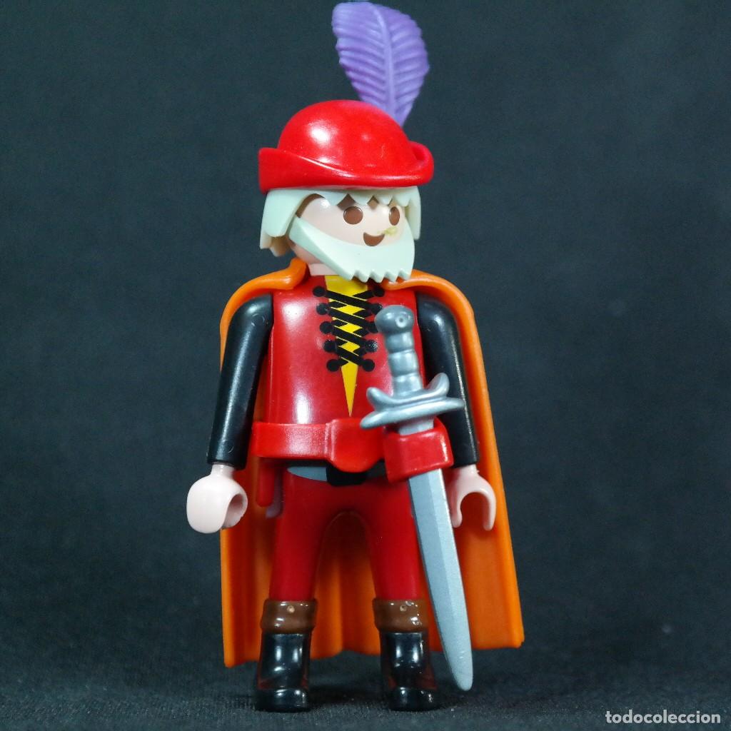 Playmobil: Playmobil caballero medieval con capa larga ☼