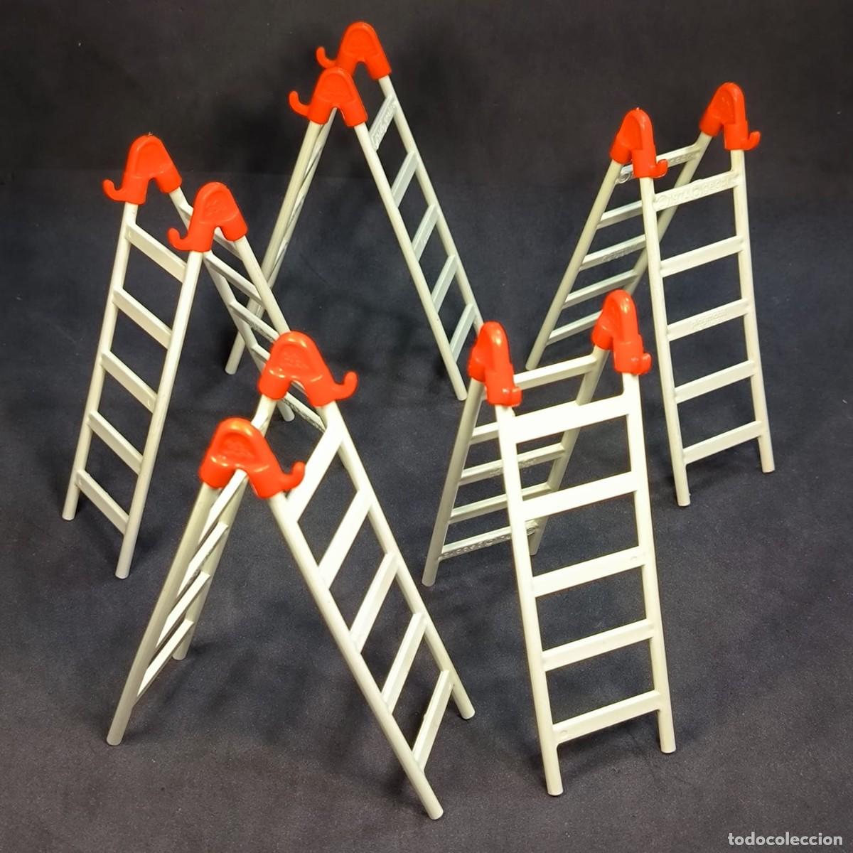 Playmobil: Playmobil 5 escaleras blancas con conectores ☼