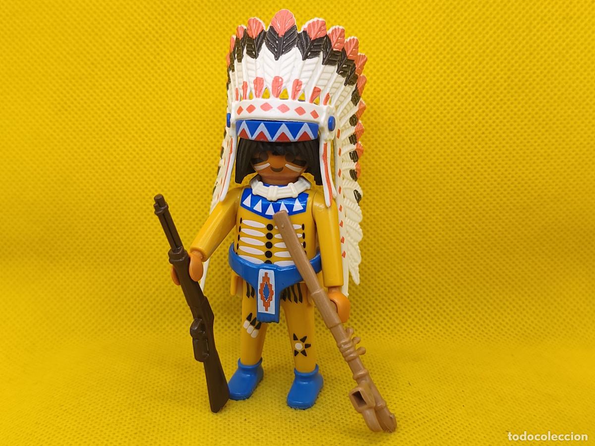 Playmobil: Playmobil Guerrero indio, Jefe indio con pipa de la paz