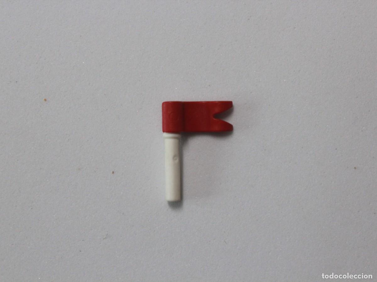 Playmobil: Accesorio Playmobil bandera roja peque&ntilde;a castillo medieval