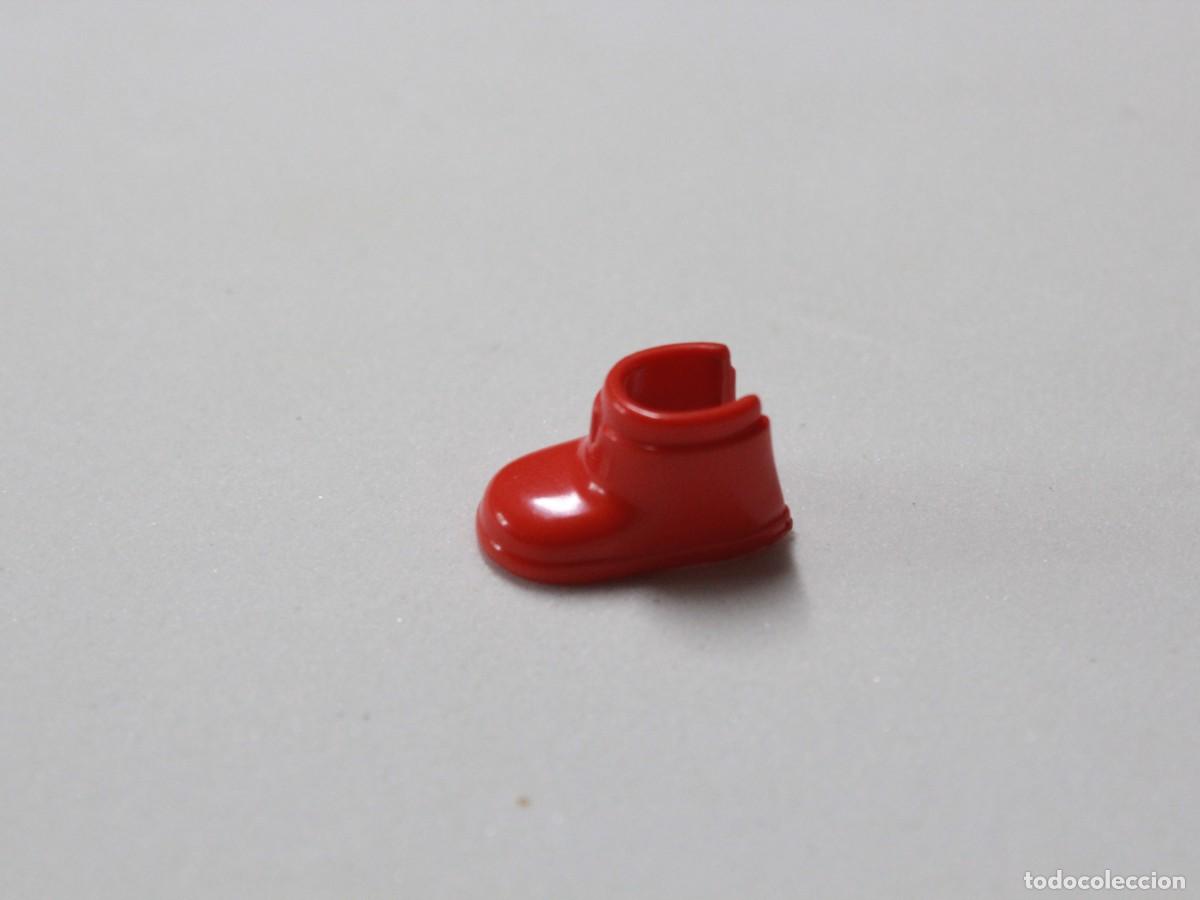 Playmobil: Accesorio Playmobil bota roja pie izquierdo figura