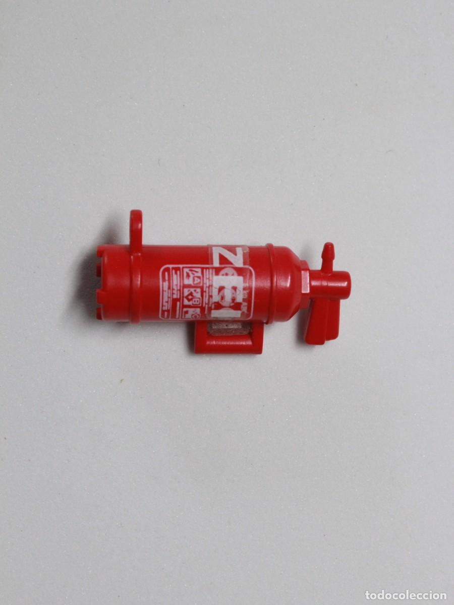 Playmobil: Accesorio Playmobil extintor rojo moderno